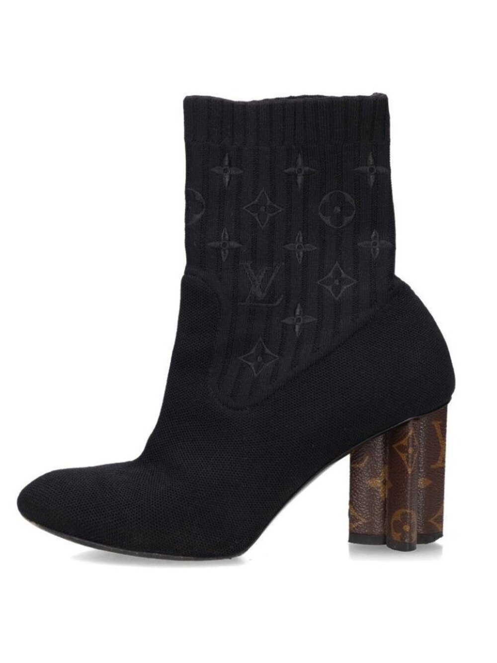 Louis Vuitton Monogram Silhouette Ankle Boots